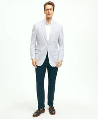 Tailored Classic Fit Stretch Cotton Seersucker Sport Coat - Brooks Brothers For sale