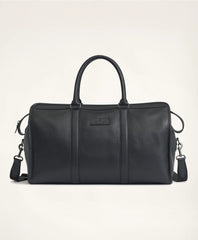 Men Pebbled Leather Duffel Bag - Brooks Brothers Gift
