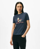 Sale Women's Lunar New Year Cotton Snake Motif T-Shirt - Brooks Brothers US