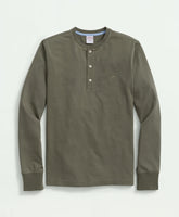 Sale Cotton Henley Long-Sleeve T-Shirt - Brooks Brothers Outlet
