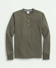 Sale Cotton Henley Long-Sleeve T-Shirt - Brooks Brothers Outlet