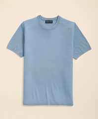 Men Lightweight Luxe All-Season Sweater, Short Sleeve Crewneck - Brooks Brothers US