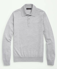 Men Ultimate Merino Wool Polo Sweater - Brooks Brothers Outlet