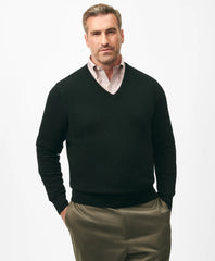 Men Big & Tall 3-Ply Cashmere V-Neck Sweater - Brooks Brothers Gift