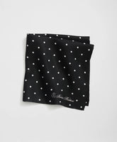 Men Small Dot Silk Pocket Square - Brooks Brothers Outlet