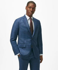 Men American-Made Classic Fit Multi-Checked 1818 Suit - Brooks Brothers Gift