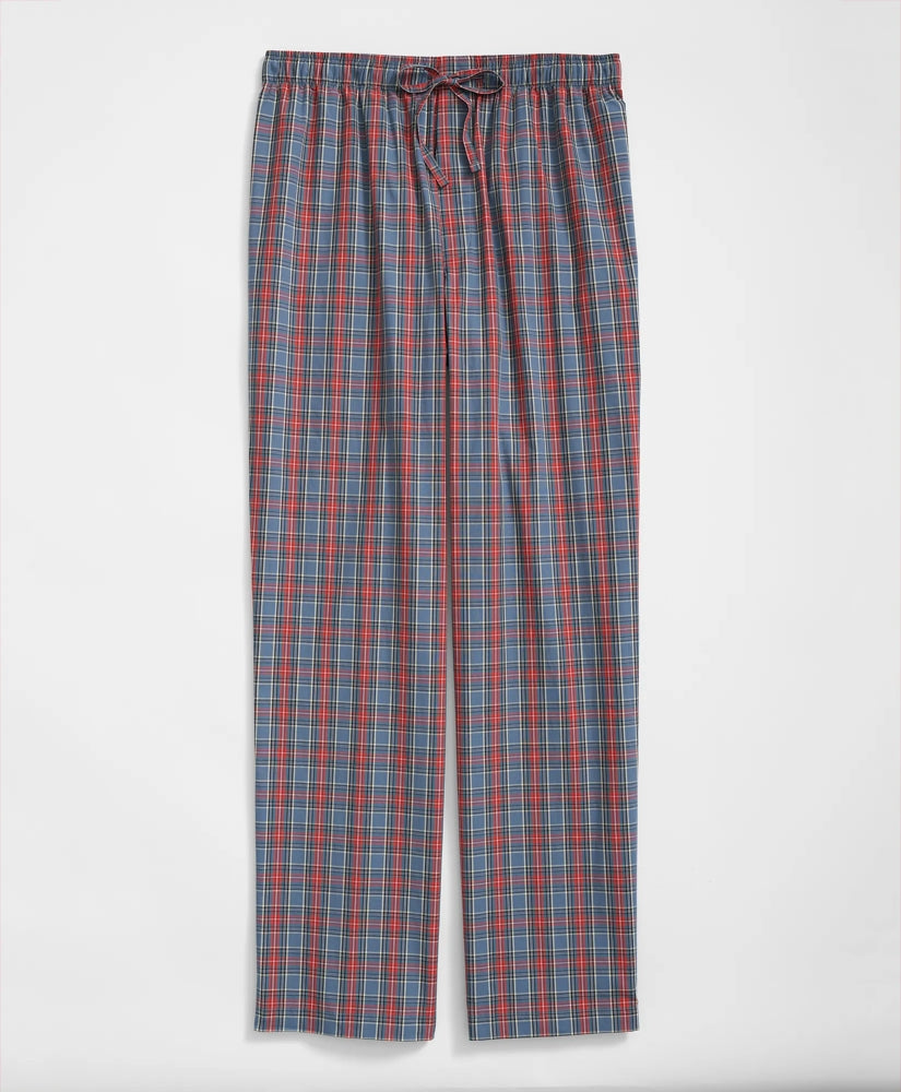 Sale Cotton Broadcloth Tartan Lounge Pants - Brooks Brothers Outlet
