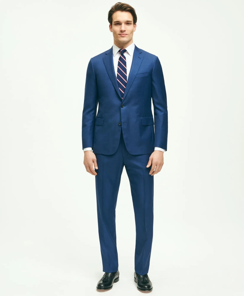 Tailored Classic Fit Wool Sharkskin 1818 Suit - Brooks Brothers For sale