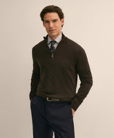 Men Ultimate Merino Wool Quarter-Zip Sweater - Brooks Brothers Gift