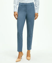 Women The Essentials Brooks Brothers Stretch Wool Slim Crop Pants - Brooks Brothers Gift