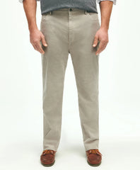 Men Big & Tall Five-Pocket Stretch Corduroy Cotton Pants