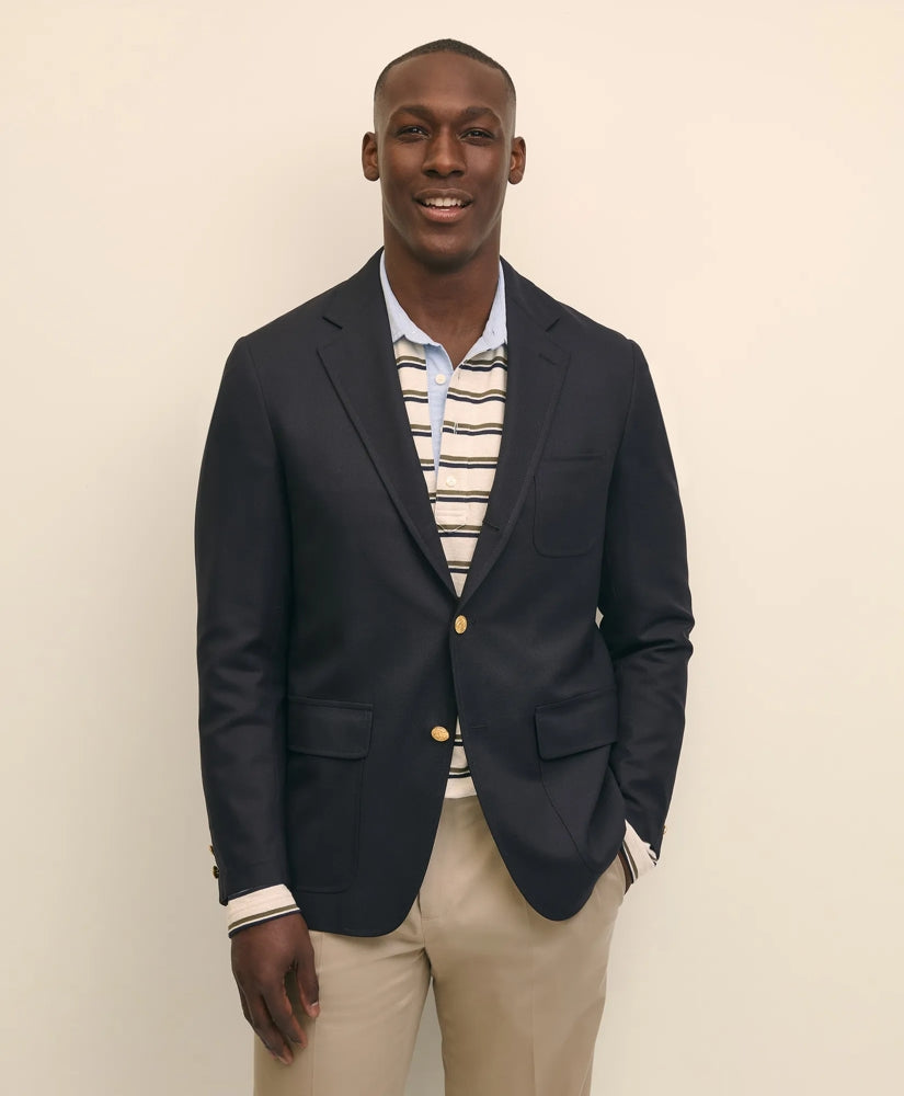 Tailored No. 1 Sack Blazer in Dobby Wool - Brooks Brothers sale