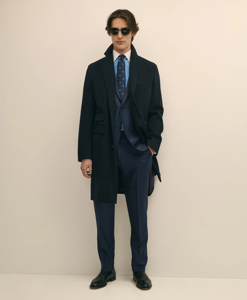 Men 1818 Wool Topcoat - Brooks Brothers Outlet