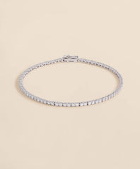 Women 2 CT. Lab-Grown Diamond 14k Gold Link Bracelet - Brooks Brothers Online