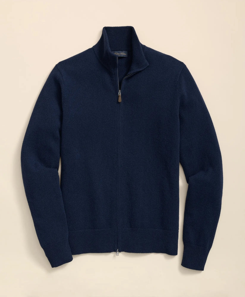 Men 3-Ply Cashmere Full-Zip Cardigan - Brooks Brothers On sale