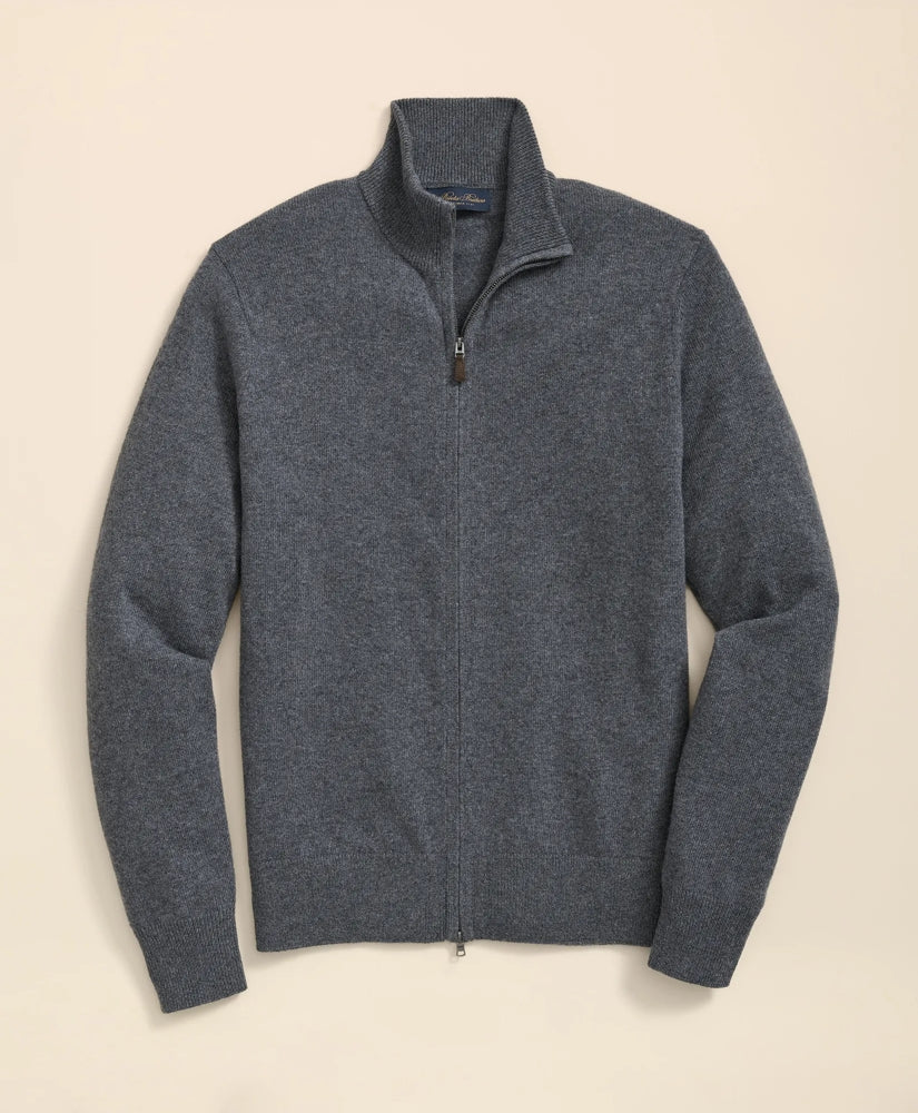 Men 3-Ply Cashmere Full-Zip Cardigan - Brooks Brothers On sale