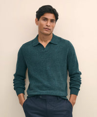 Men 3-Ply Cashmere Jonny Collar Polo Sweater - Brooks Brothers sale