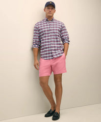 Sale 7" Linen Cotton Shorts - Brooks Brothers For sale