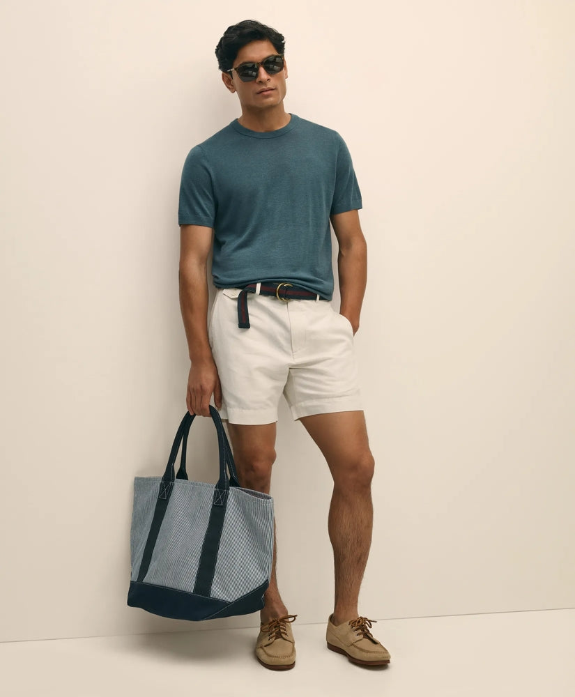 Sale 7" Linen Cotton Shorts - Brooks Brothers For sale