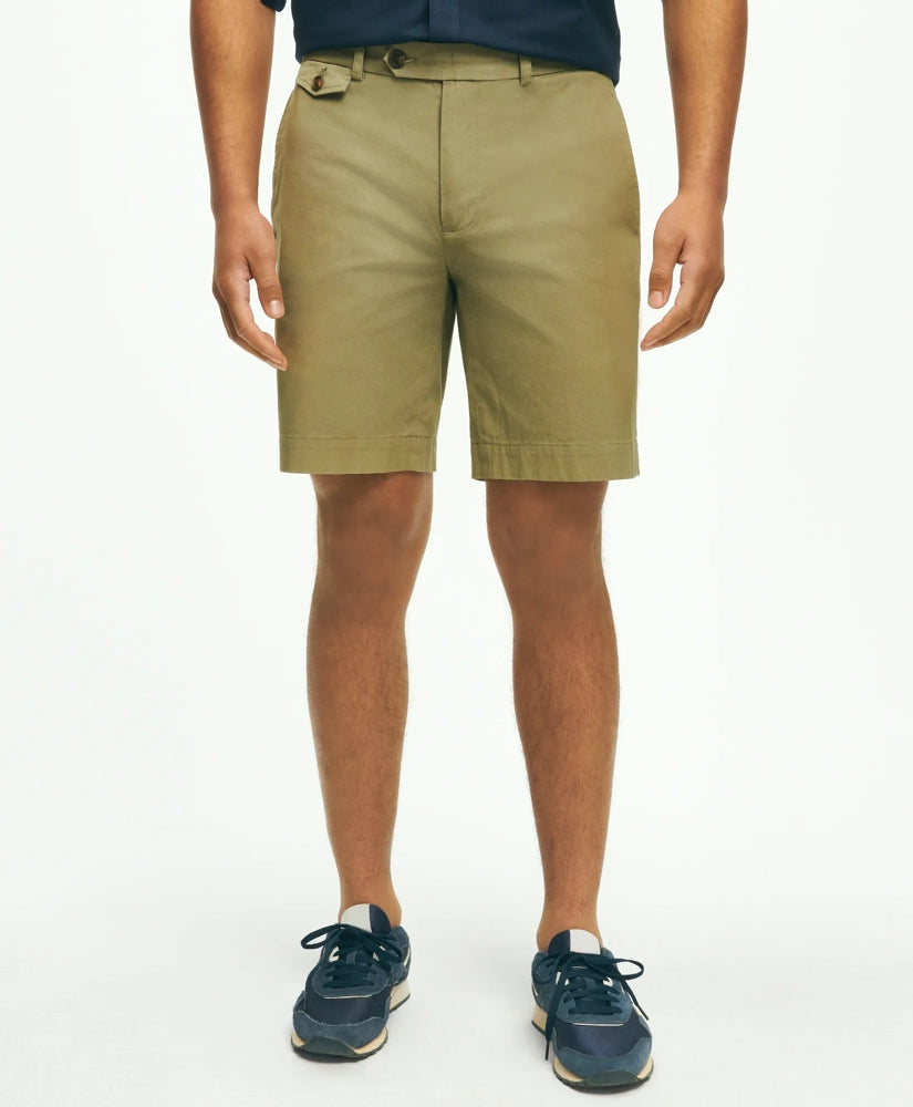 Sale 9" Canvas Poplin Shorts in Supima - Brooks Brothers Outlet