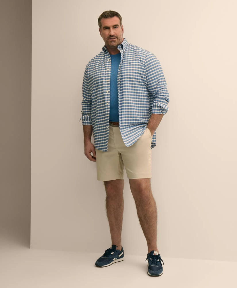 Men Big & Tall 10" Flat Front Stretch Advantage Chino - Brooks Brothers sale
