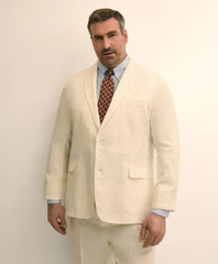 Men Big & Tall Linen Suit Jacket - Brooks Brothers
