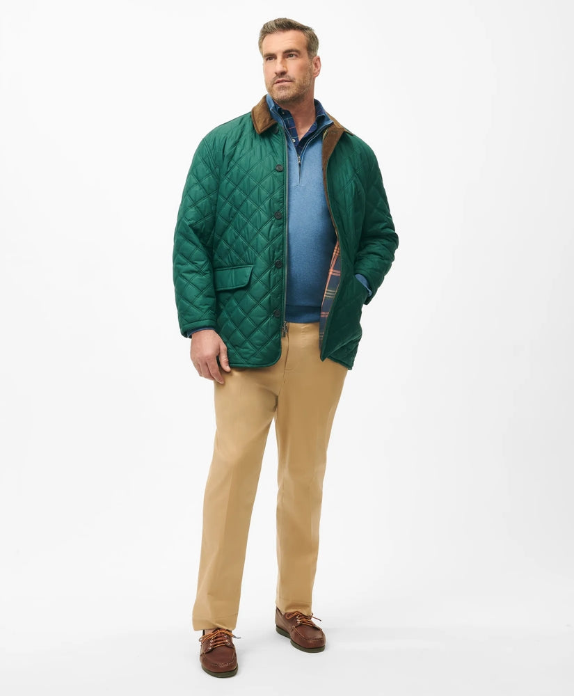 Sale Big & Tall Paddock Diamond Quilted Coat - Brooks Brothers Online