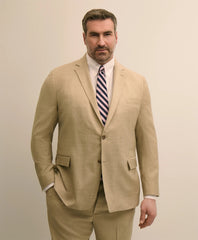 Men Big & Tall Stretch Wool Suit Jacket - Brooks Brothers