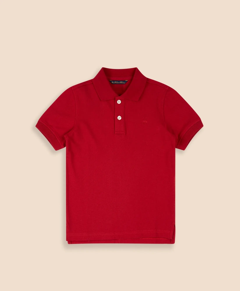 Boys Boys Cotton-Blend Pique Polo Shirt - Brooks Brothers Online
