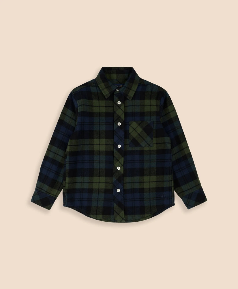 Boys Boys Cotton Brushed Flannel Shirt - Brooks Brothers Gift