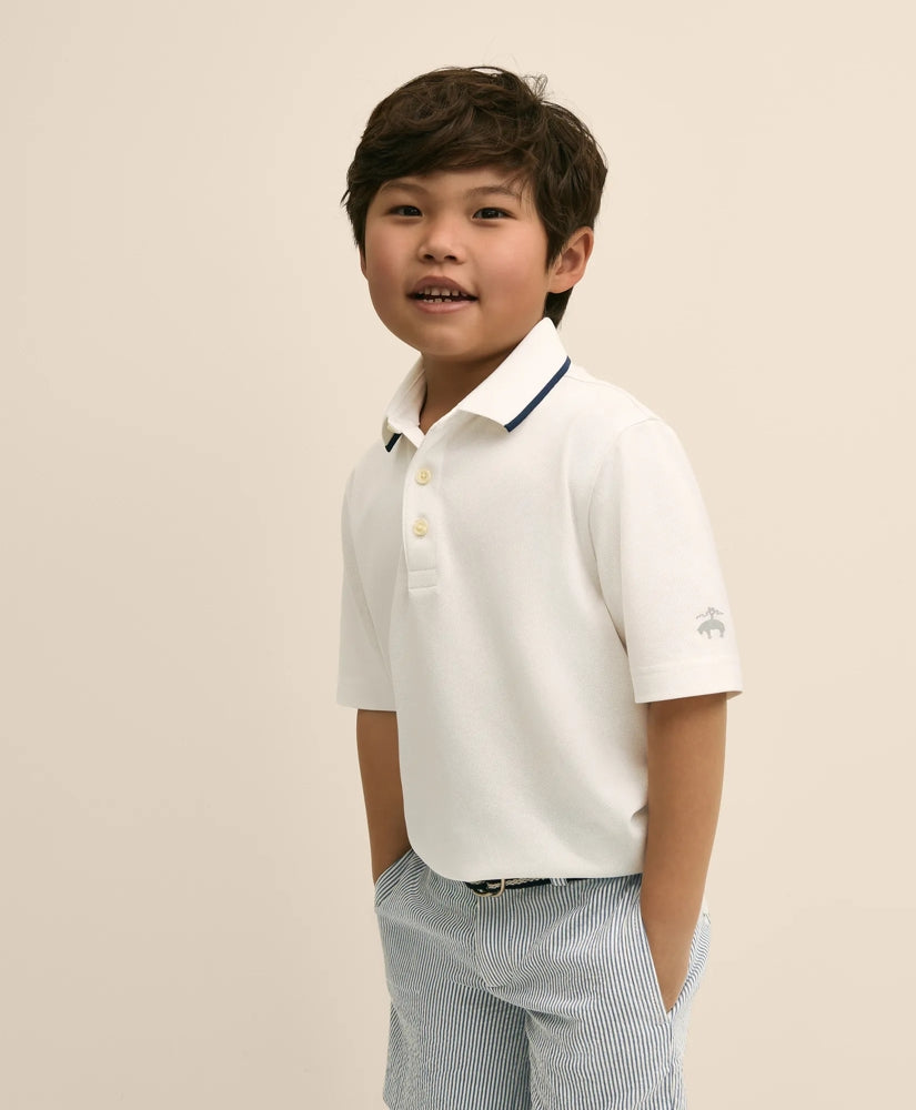 Boys Boys Pique Performance Series Polo - Brooks Brothers US