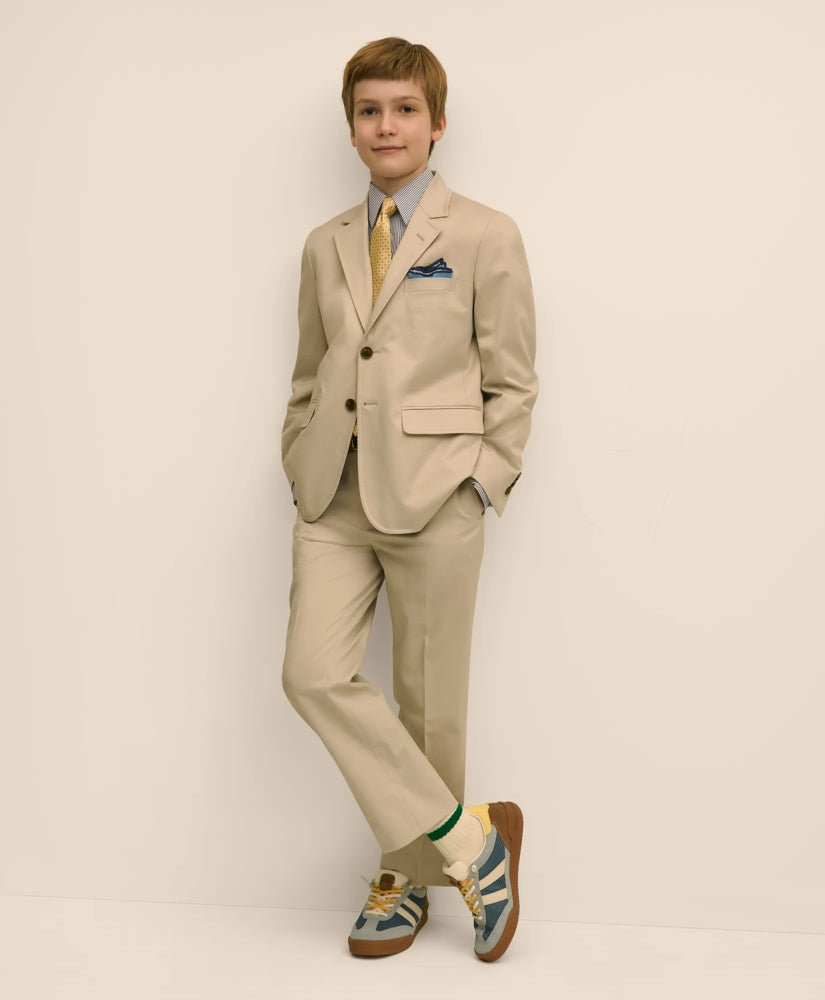Boys Boys Prep Stretch Cotton Suit Pants