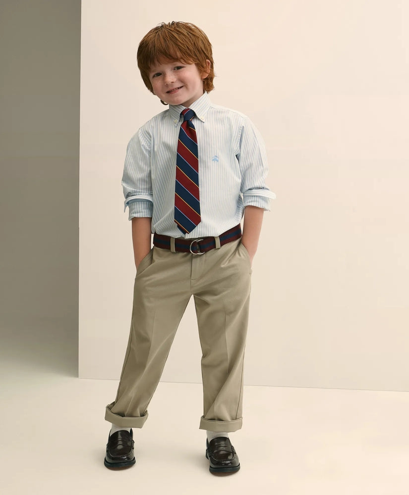 Boys Boys Stretch Cotton Twill Advantage Chino - Brooks Brothers Online