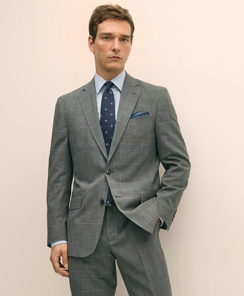 Sale Brooks Brothers Explorer Collection Classic Fit Wool Check Suit Jacket - Brooks Brothers Near me