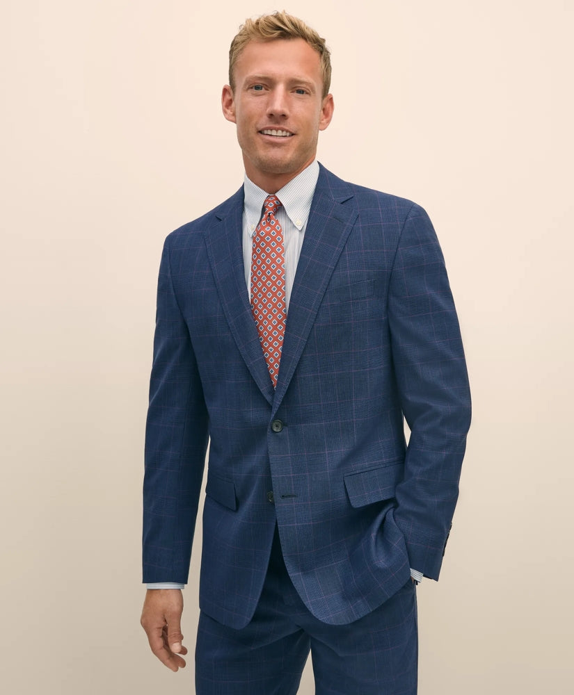 Sale Brooks Brothers Explorer Collection Classic Fit Wool Check Suit Jacket - Brooks Brothers Near me