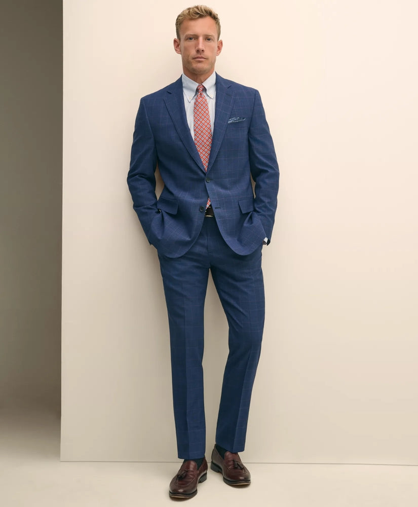 Sale Brooks Brothers Explorer Collection Classic Fit Wool Check Suit Pants - Brooks Brothers Outlet