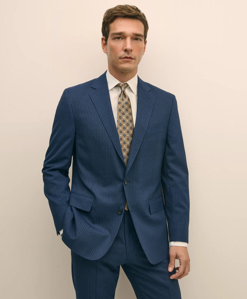 Sale Brooks Brothers Explorer Collection Classic Fit Wool Pinstripe Suit Jacket - Brooks Brothers Gift