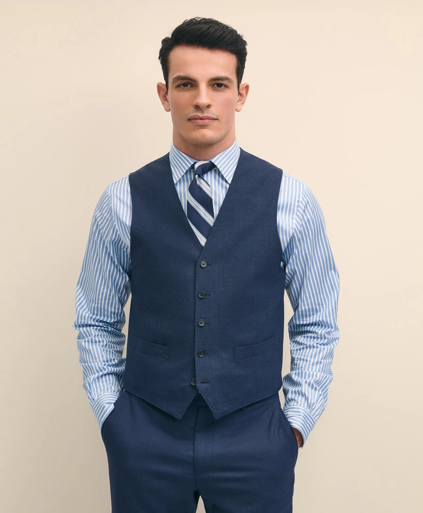Tailored Brooks Brothers Explorer Collection Classic Fit Wool Suit Vest - Brooks Brothers sale