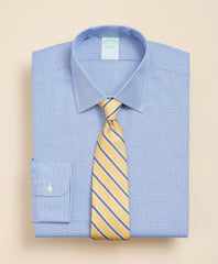 Men Brooks Brothers Explorer Collection Non-Iron Twill Ainsley Collar, Mini Check Dress Shirt - Brooks Brothers sale