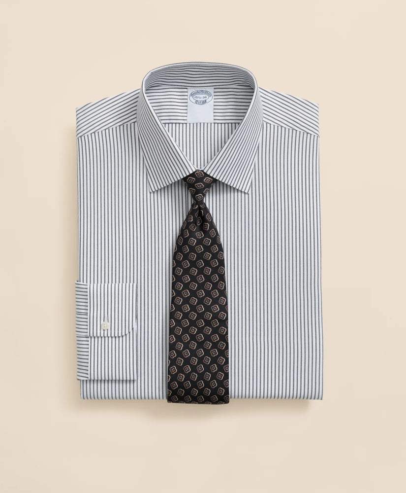 Men Brooks Brothers Explorer Collection Non-Iron Twill Ainsley Collar Striped, Dress Shirt - Brooks Brothers
