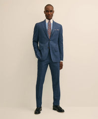 Men Brooks Brothers Explorer Collection Slim Fit Wool Overcheck Suit Pants - Brooks Brothers Outlet