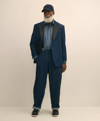 Tailored Brooks Brothers X Engineered Garments Cotton Denim Oversized Dinner Jacket - Brooks Brothers