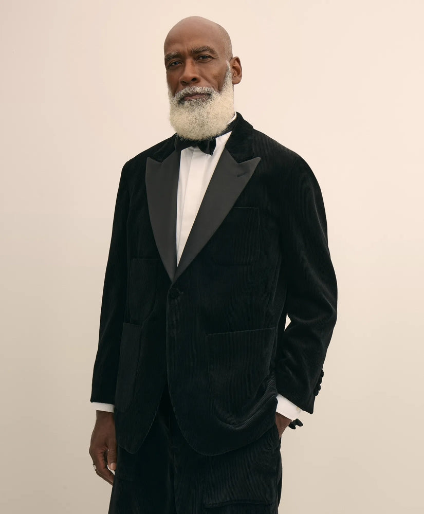 Tailored Brooks Brothers X Engineered Garments Cotton Wide-Wale Corduroy Oversized Dinner Jacket - Brooks Brothers Near me