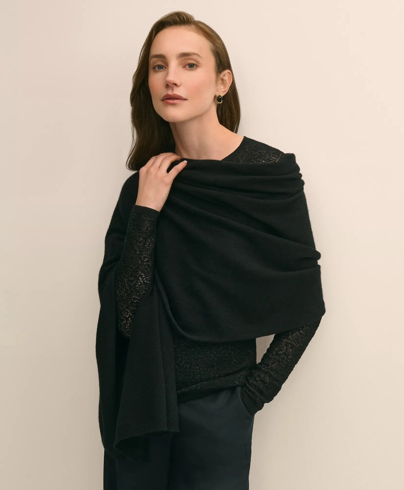 Women Cashmere 2-Ply Wrap - Brooks Brothers Gift