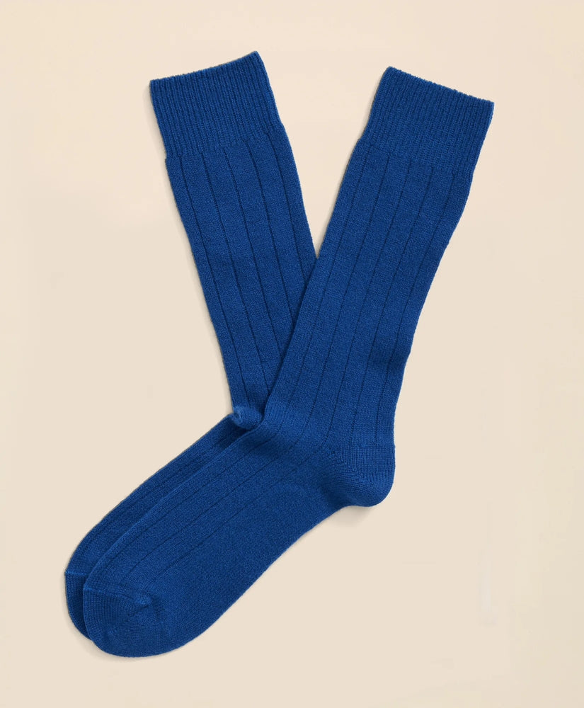 Men Cashmere Crew Socks - Brooks Brothers Online