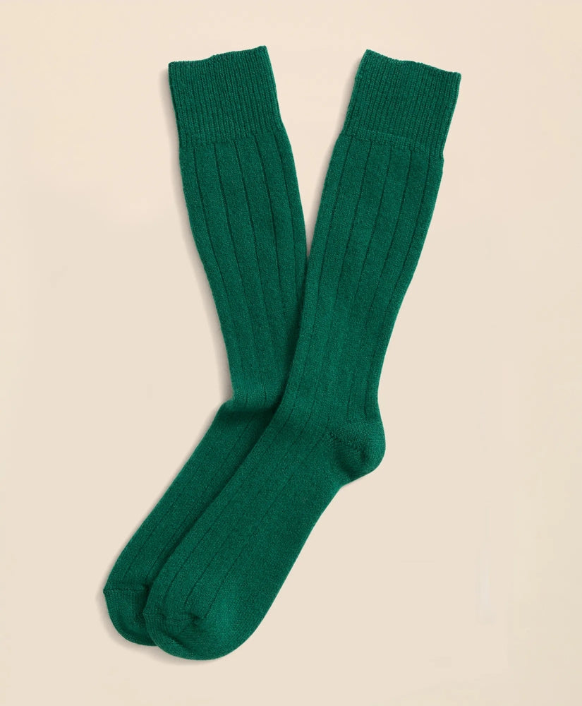 Men Cashmere Crew Socks - Brooks Brothers Online