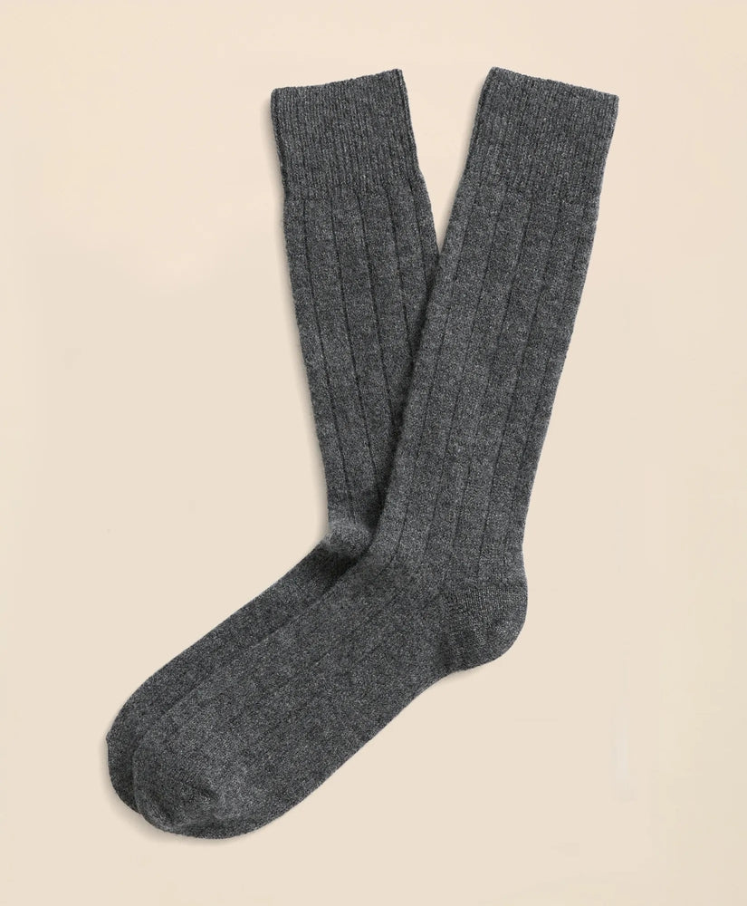 Men Cashmere Crew Socks - Brooks Brothers Online