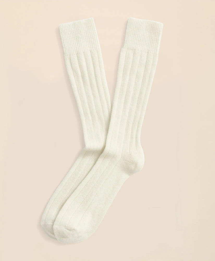 Men Cashmere Crew Socks - Brooks Brothers Online
