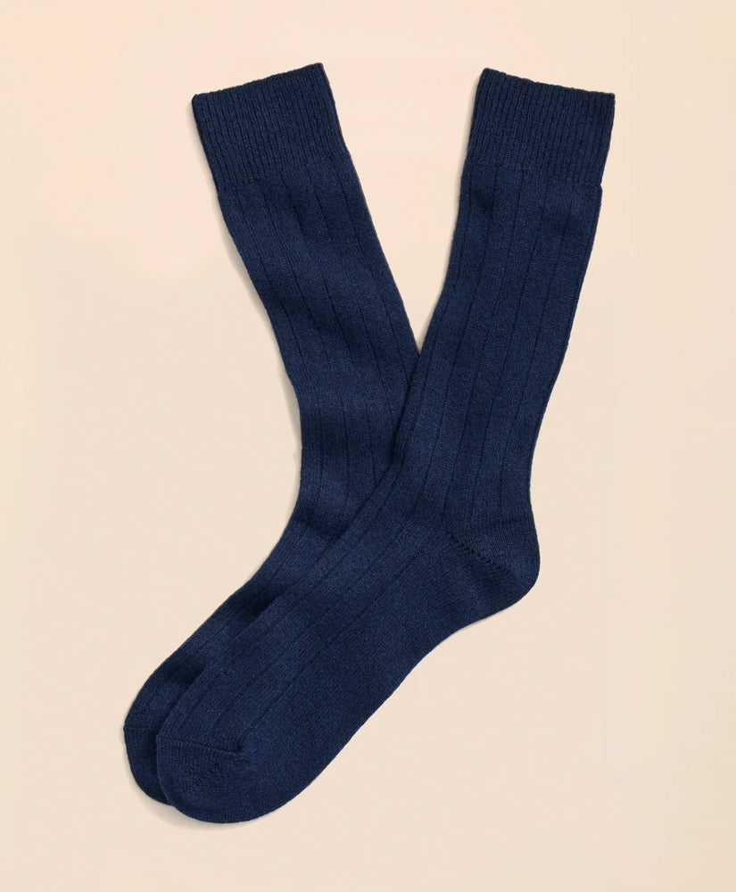 Men Cashmere Crew Socks - Brooks Brothers Online