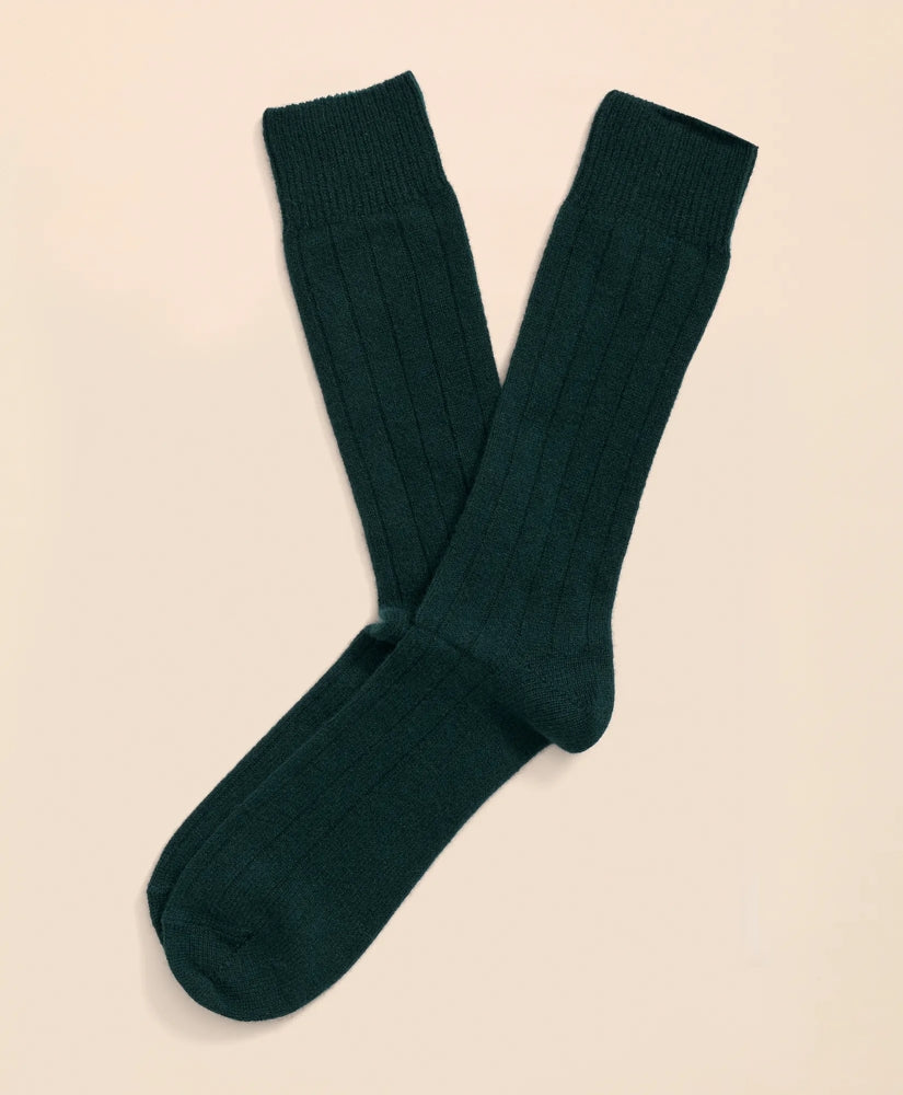 Men Cashmere Crew Socks - Brooks Brothers Online